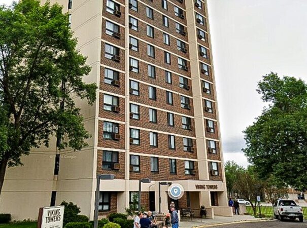 Entry for Viking Towers affordable housing